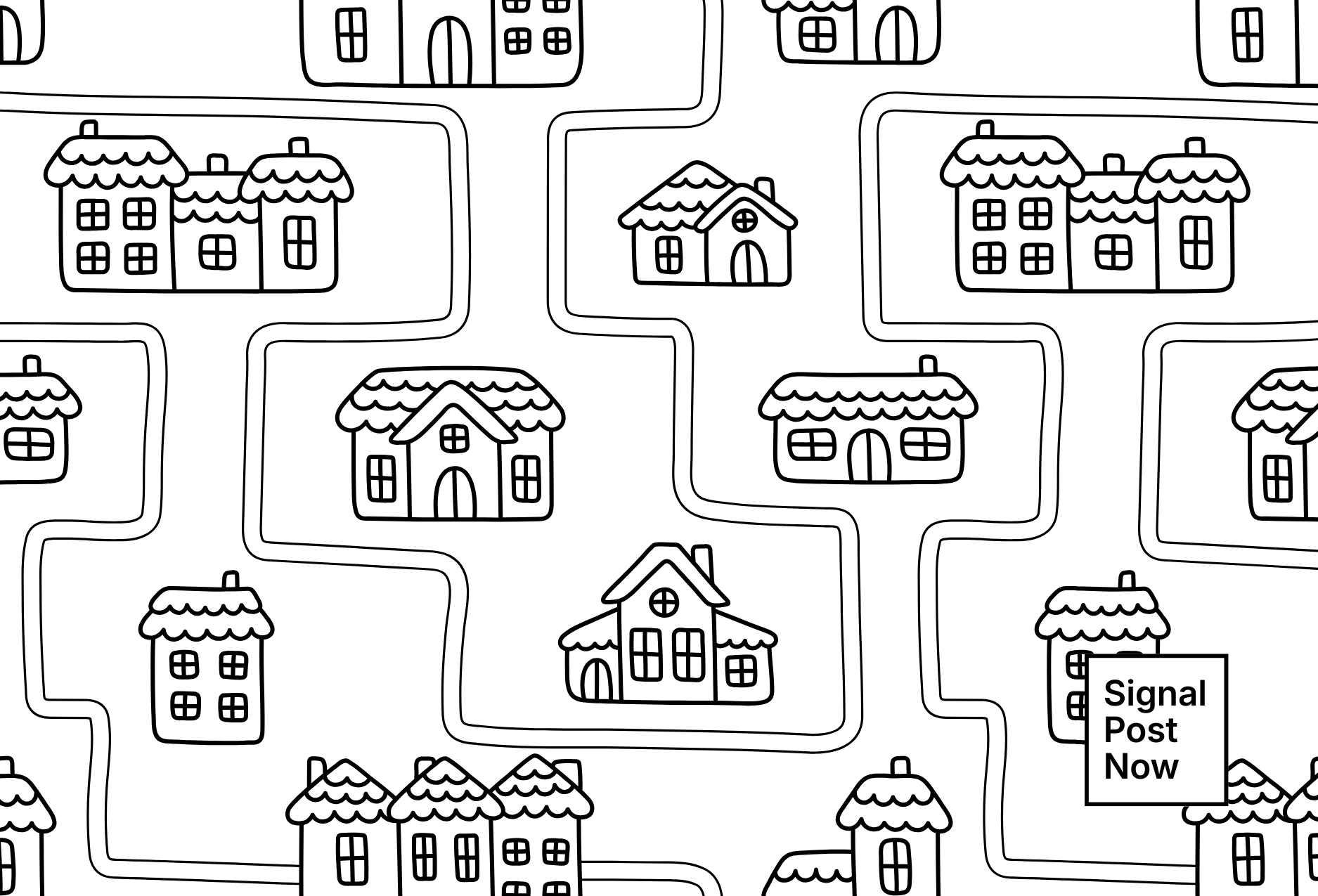 Housing postcard design